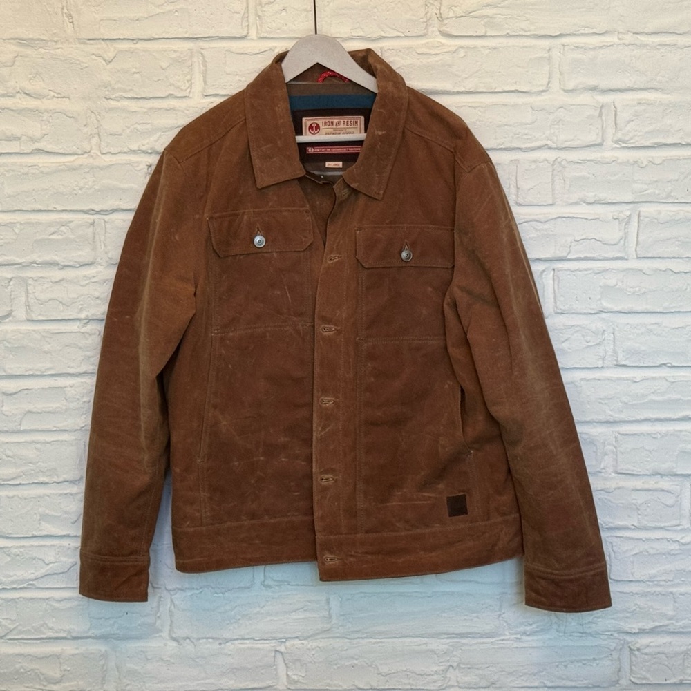 Iron and Resin Waxed Mechanic Jacket